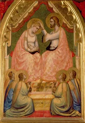 Políptico de la Coronación de la Virgen (panel central)